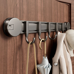 NIGESI | Suction Cup Heavy Duty Bathroom Clothes Hanger Wall Mounted Storage Rack