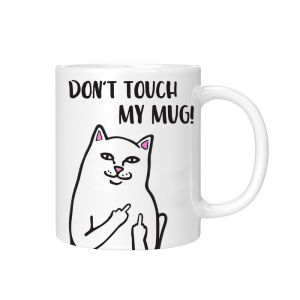 Ripndip Mug Creativity Cat Animation Ceramics Cup with 301ml-400ml Capacity American Style Ideal for Breakfast Milk and Coffee Gifts