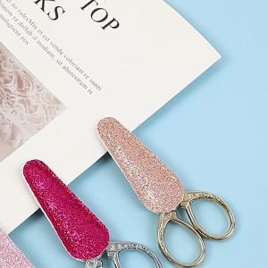 Stainless Steel Scissors with Protective Cover Vintage Tailor Scissors Household For Fabric Scisso DIY Sewing Tools Accessories