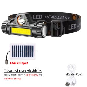 Rechargeable COB LED USB Headlamp Strong Magnetic Powerful Headlight Super Bright Waterproof Head Torch For Outdoor Fishing