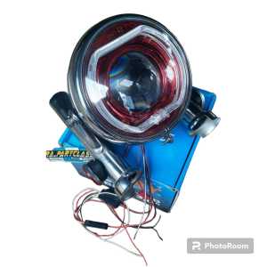 Lampu Depan Biled 3.0 Day Set Batok CB 125 Crome Set Kupingan K5 Uk As 31