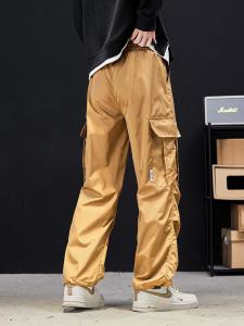 Quần Dài Nam Ống Đứng Rộng Rãi Có Túi Lớn Phong Cách Đường Phố Hip Hop Quần Leo Núi Thường Ngày Thương Hiệu Thời Trang Mỹ Cổ Điển