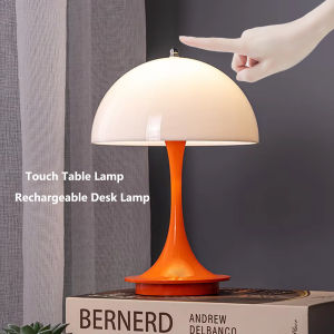 Đèn LED để bàn không dây có thể sạc lại 3 Màu Công tắc điều chỉnh độ sáng cảm biến cảm ứng đèn ngủ đầu giường cho nội thất trang trí phòng ngủ quầy rượu nhà hàng