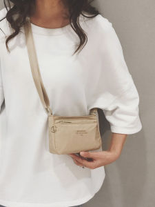 Casual Crossbody Bag Lightweight Nylon Canvas Commuter Shoulder Phone Bag Small Square Bag Urban Minimalist Style for All