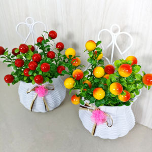 Tanaman Hias Buah Berry Gantung Artificial Flower Ornamen Bunga Dekorasi Dinding Terbaru PBP36