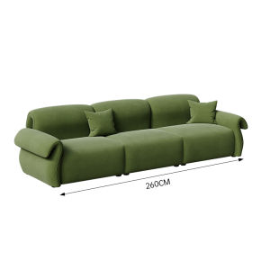 Vintage French Style Compact Sofa for Small Apartments