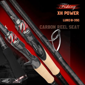 NEW| Fishing rod | Spinning/Casting rod | XH power / MF action | Carbon rod | lure:8-35g/PE line:3-7#| length:2.1M | Carbon reel seat