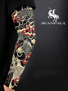 JIFANPAUL | Summer Thin Tattooed Mens Sun Protection Arm Sleeves