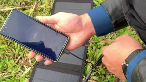 25W-100W Foldable Waterproof USB Solar Charger for Cell Phone Tablet Portable Outdoor Camping Emergency Power Supply EESBAO
