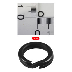 Gaining | Fishing Split Rings : 50pcs Heavy Duty Steel Fishing Lure Making Ring Fishing Hook Connector Tackle 4.5mm 5mm 5.5mm 6mm 7mm