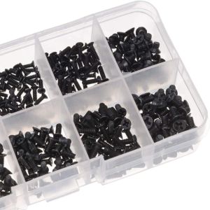 500 Pieces M2 M2.5 M3 Laptop Screws Notebook Computer Replacement Screws Kit