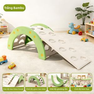 AMEITO | Đồ Chơi Đa Năng Cho Trẻ Leo Trèo và Ngồi Lắc Có Khoảng Lưu Trữ Tập Hợp Cảm Giác và Giáo Dục
