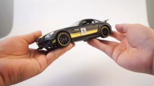 Diecast Mobil Mercedes BENZ AMG GT3 Skala 1:32 TWH Koleksi Mainan Model Terbaru