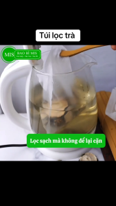 Túi lọc trà dây rút MIS túi lọc gia vị cà phê thảo dược chất liệu vải không dệt chuẩn thực phẩm túi lọc thẩm thấu cao nhiều kích thước