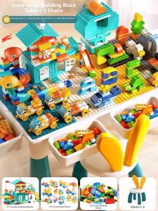 WANJUTEGONGDUI | Educational Multi-function Building Block Table