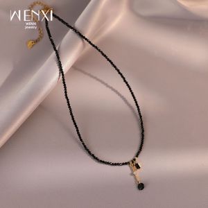 WENXI | Lockbone Chain Luxury Small-scale Stylish Necklace