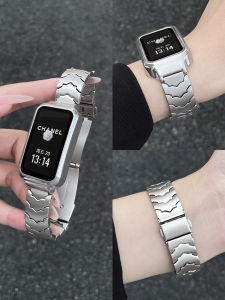 LIANGDAI | Metal Armored Pattern Band Stainless Steel Replacement Strap