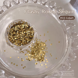 1 Box Sparkly Winter Autumn Round Glitter Flakes Pure Color Nail Art Mirror Metallic Manicure Salon Decoration Supplie