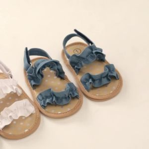 Yellow Newborn Baby Shoes Baby Boy Girl Shoes Girl Classic Bowknot Rubber Sole Anti-slip PU Shoes First Walker Toddler Shoes