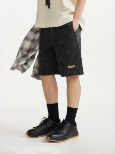 Jack Jones | Tie-dye Cotton Loose Drawstring Shorts