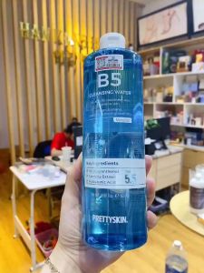Nước Tẩy Trang Phục Hồi Cho Da Nhạy Cảm Pretty Skin B5 Cleansing Water chai 500ml