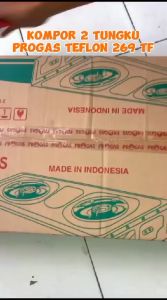 Kompor Progas 2 Tungku Teflon 269TF Terbaru!!