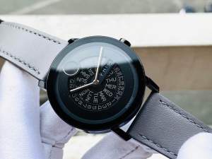 ĐỒNG HỒ NAM CHÍNH HÃNG Movado Bold 3600782 Quartz Evolution Black Dial Grey Leather For Men