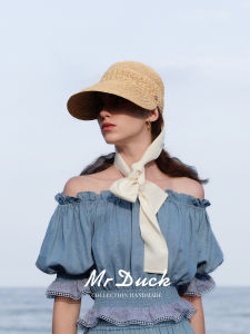 Mr DUCK | Mũ Raffia Dệt Tay Chống Nắng Đẹp Mắt