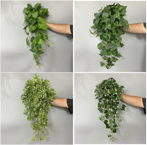 Artificial Plant Green Leaf Hanging Indoor Decoration Space Landscape Fake Green Plant Hanging Ivy Restaurant Bionic Vine