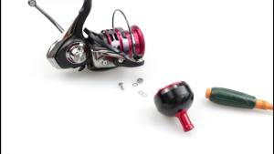 EKFan 38mm Hợp Kim Nhôm Câu Cá Núm Vặn Với 7x4x2.5mm Vòng Bi Cho A/S/D Baitcasting Dụ Con Quay Cuộn Dây DIY Phần