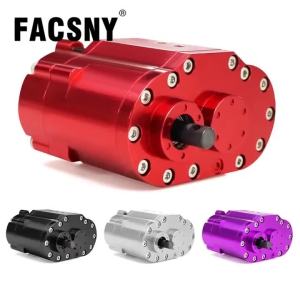 Metal 2-Speed 48P Transfer Case Transmission Gearbox for 1/10 RC Crawler Car Axial SCX10 90046 D90 Upgrade Parts