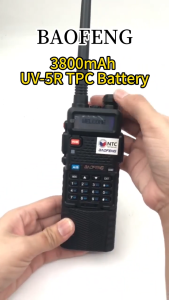 Baofeng UV5R Plus Type-C Walkie Talkie Set Of 2 Dual Band UHF/VHF Two Way Radio 5W High Power Extended 3800mAg Battery Long Range COD