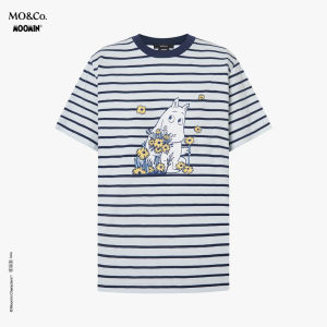 MO&Co. | Striped Cotton T-Shirt