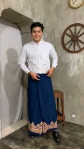 Sarung Goyor Rayon Premium | Motif Tumpal Bawah Polosan | Seragam Monochrome | Terbaru | Dewasa