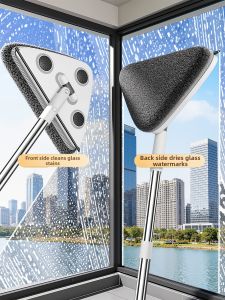 Joybos | Telescopic Triangle Double-Sided Glass Cleaner