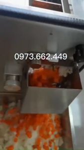 Máy xắt thái hạt lựu trái cây củ quả thái cà rốt củ cải làm cơm chiên thái dừa non nấu chè
