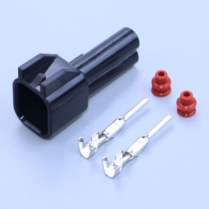 DJ7023C-1.5-11/21 2Pin Car ABS Sensor Plug EV1 To EV6 Air Conditioning Fuel Injector Connector Methanol Retrofit Plug For Ford
