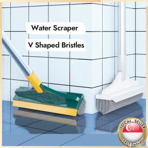 🇸🇬3in1 Gap cleaning Floor cleaning brush Gap brush Floor  V Shape Brush Bathroom Brush Stiff Bristles for Tile Floor
