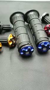 Paket Handgrip Grip Kaze Plus & Jalu Stang ARAI Model Kembang Flower