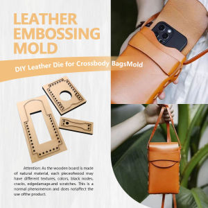 Durable and reusable leather crossbody bag mold one-piece molded leather cutting die high-precision cutting dual-purpose hand