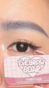 [Official]PINKFLASH #PinkCamera Instantly Lift Eyebrow Styling Soap 3D Fluffy Feathered Lightweight Non-sticky Sculpt & Shape Multi-use eyebrow soap