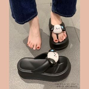 DMshoes New Collection รองเท้าแตะหูหนีบแฟชั่น สไตล์เกาหลี ดีไซน์น่ารัก ตกแต่กตัวการ์ตูนลายหมา น่ารักปุ๊กปิ๊ก แท็บซิมซ์ได้ทุกลุค เลยน๊าสาวๆ