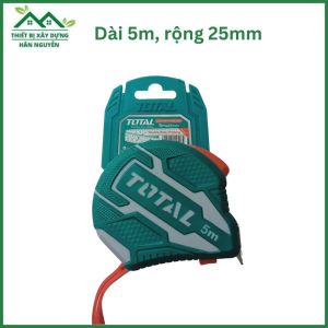 Thước Cuộn TOTAL 3m 5m 8m Có Chức Năng Tự Khóa – Thước Dây Rút Thép Đo Chiều Dài
