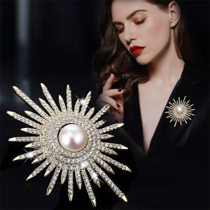 1PC Minimalist Brooch Metal Pin Elegant Jewelry Fashional Style For Office Lady Coat Suit Wedding Accessories