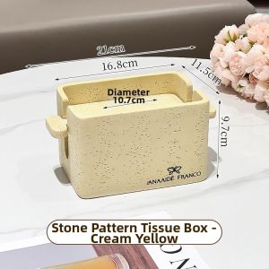 XIAOHUANGLU | Creative Luxury Ceramic Tissue Box Organizer