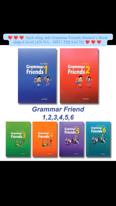Grammar Friends nhập 6 level kèm file answer key