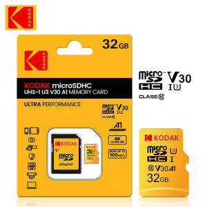 Kodak | Kodak Ultra Micro SD Card 256GB 128GB 64GB 32GB Memory Card SD TF Flash Card Memory Cards 32/64/128GB for Phone PC