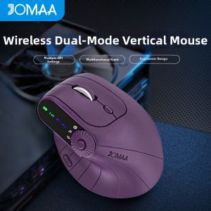 JOMAA | Wireless Bluetooth Ergonomic Vertical Multi-functional Mouse