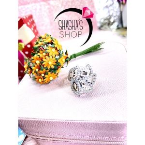 nhẫn thời trang cao cấp đính đá sang trọng lấp lánh