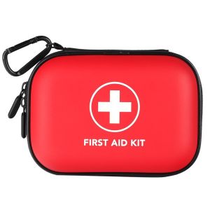 Portable Home First Aid Kit School Emergency Epidemic Prevention PU Waterproof First Aid Kit Car EVA Hard Shell Storage Kit